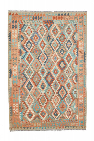 Handgewebter Afghan-Kelimteppich - Tablashah