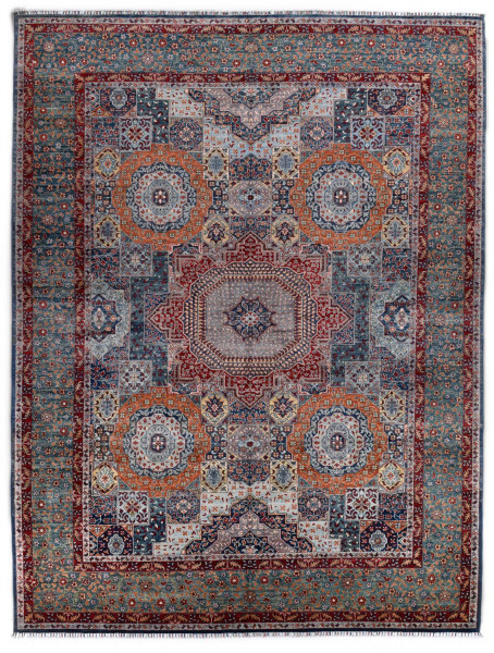 Handgeknüpfter Shawl Teppich aus Ghazni Wolle - besonders fein - Legacy - 278 x 360cm