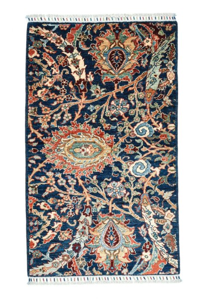 Handgeknüpfter Shawl Teppich aus Ghazni Wolle - Pir Mahal