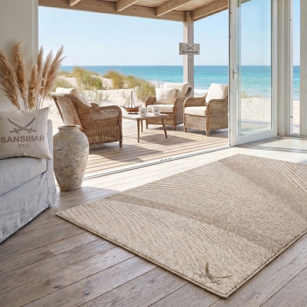 SANSIBAR Flachwebteppich Heide