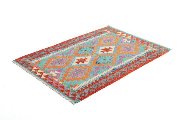 Handgewebter Afghan-Kelimteppich - Tablashah