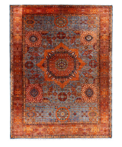 Legacy - Handgeknüpfter Shawl Teppich aus Ghazni Wolle