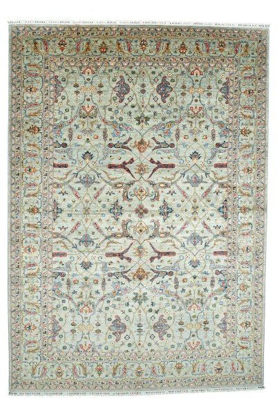 Pir Mahal - Handgeknüpfter Shawl Teppich aus Ghazni Wolle