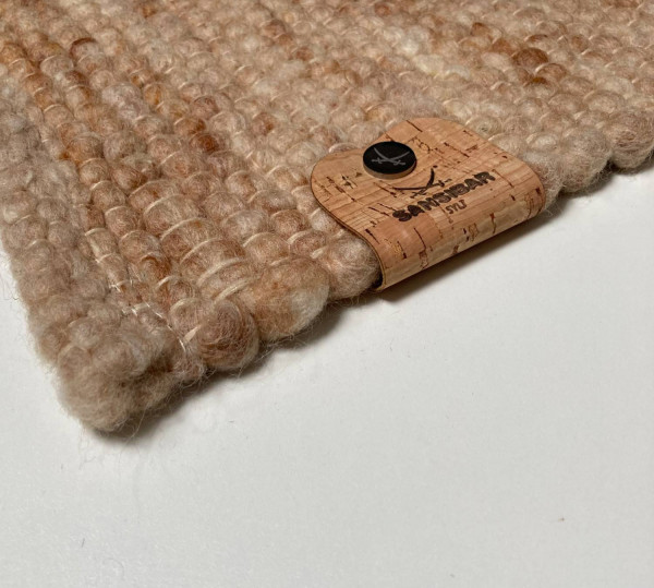 SANSIBAR - Hörnum - Handwebteppich aus Schurwolle