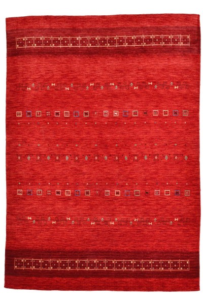 Handgefertigter Gabbeh Teppich aus Neuseelandwolle - Lori Dream Gold