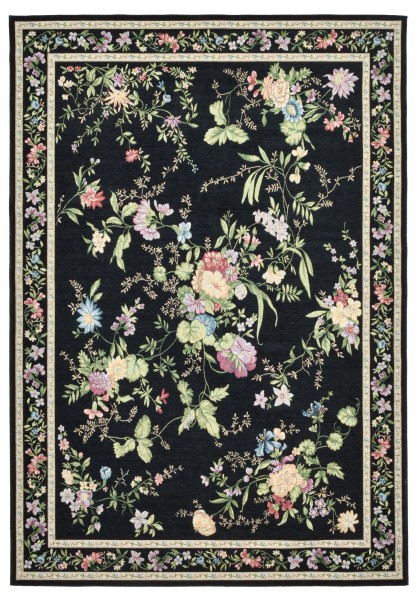 Flachgewebeteppich Flomi Sagrini, klassischer, floraler Wohnteppich in verschiedenen Farben