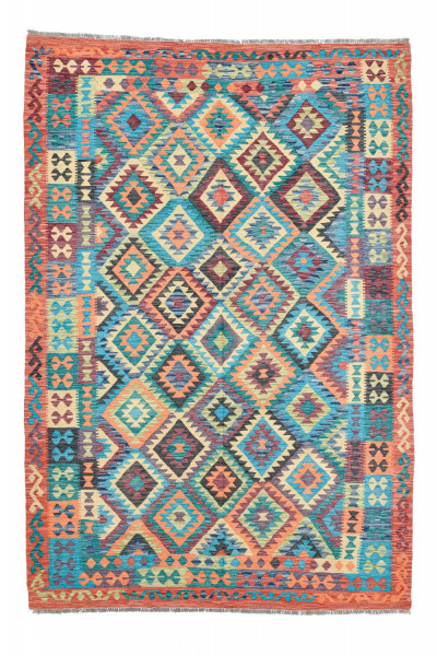 Handgewebter Afghan-Kelimteppich - Tablashah