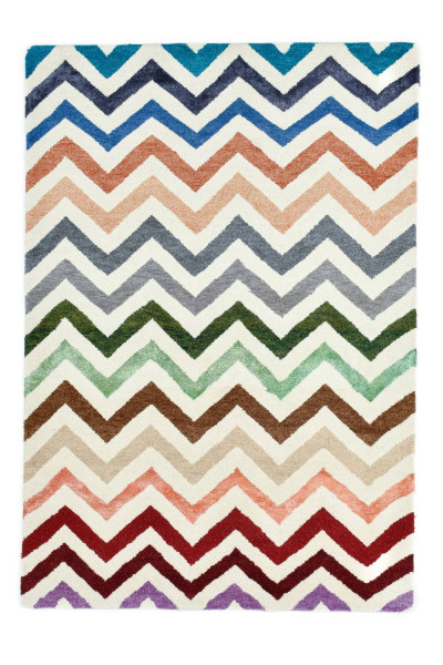 Handgeknüpfter Schurwollteppich - Flair